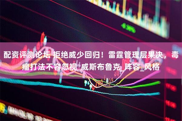 配资评测论坛 拒绝威少回归！雷霆管理层果决，毒瘤打法不容忽视_威斯布鲁克_阵容_风格
